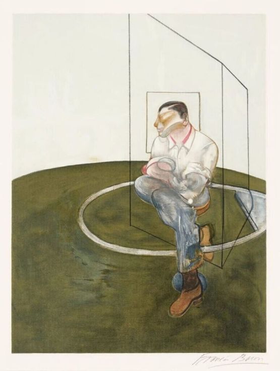 Study for a Portrait of John Edwards by Francis Bacon contemporary artwork Print