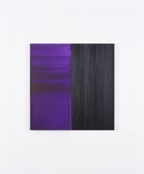 Untitled Lamp Black  Deep Purple Dioxazine by Callum Innes contemporary artwork painting