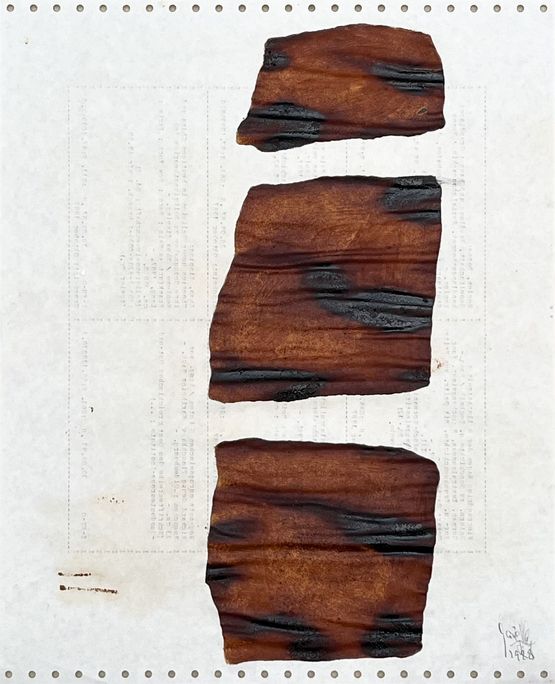 Soy Sauce Drawing 1 by Yang Jiechang contemporary artwork Works on Paper