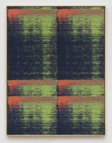 Negative Entropy Deep Brain Stimulation Green Quad by Mika Tajima contemporary artwork sculpture textile