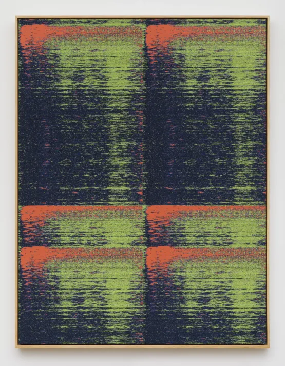 Negative Entropy Deep Brain Stimulation Green Quad by Mika Tajima contemporary artwork Sculpture