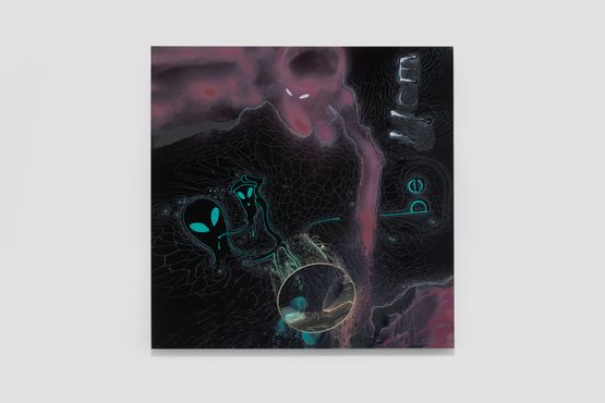 EXIS ANTRIT by Seth Price contemporary artwork Painting