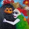 Odd Couple-Loving Couple 4 by Djordje Ozbolt contemporary artwork Painting
