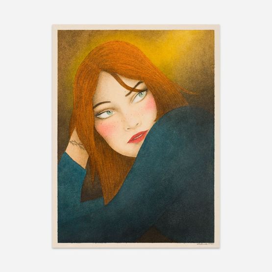 Hello Mr. Hope by Corinne Von Lebusa contemporary artwork Mixed Media