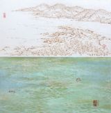 Mok-Mans Cosmology A Smile of Magnanimity by Mok Yat-San  Man Fung Yi contemporary artwork drawing painting works on paper