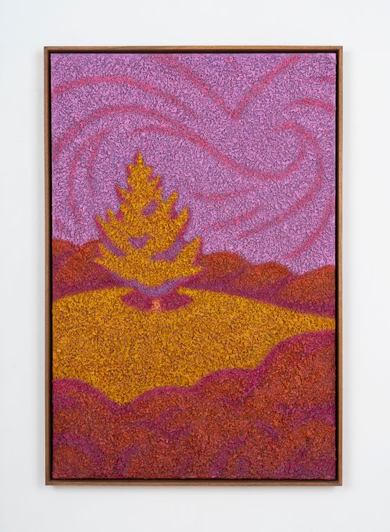 The Edge of the Forest by Camilla Marie Dahl contemporary artwork Painting