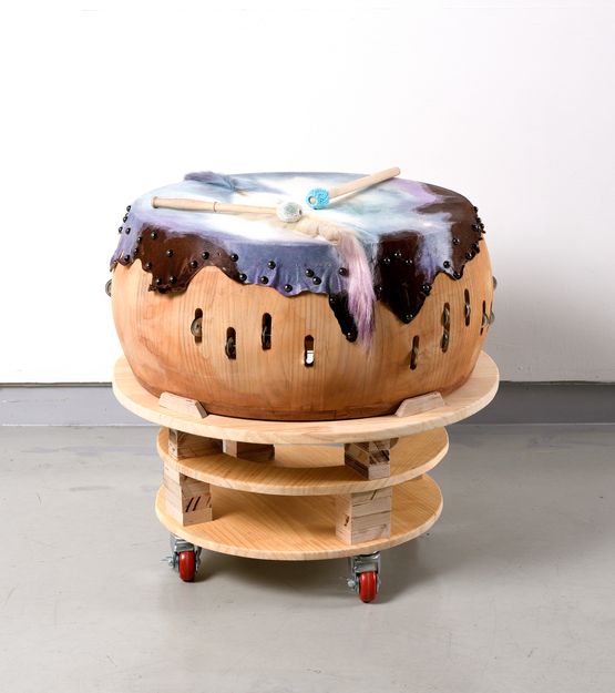 Drumming III by Yohan Han contemporary artwork Sculpture