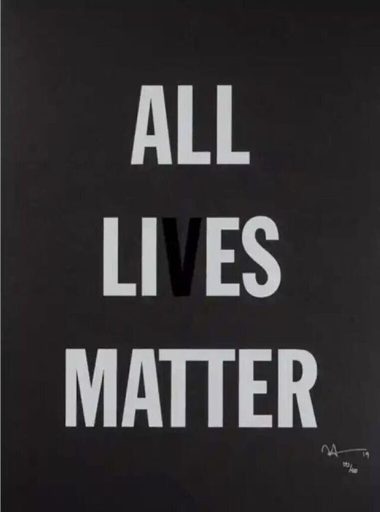 All Lies Matter by Hank Willis Thomas contemporary artwork Print