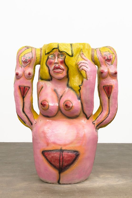 Untitled Figure with Small Women by Ruby Neri contemporary artwork