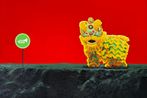 Lion Dance by Yu Xuan contemporary artwork Painting