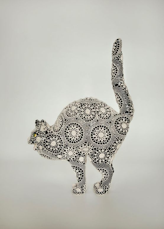 Pussycat by Joana Vasconcelos contemporary artwork Sculpture