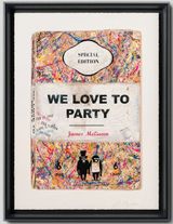 We Love to Party by James Mcqueen contemporary artwork print