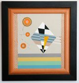 Blok Plastic Kite by Diena Georgetti contemporary artwork painting