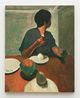 A Breakfast by Xiao Jiang contemporary artwork Painting