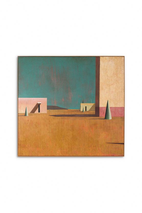 Ahir a Les 7 by Ramon Enrich contemporary artwork Painting