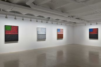 Contemporary art exhibition Vaughn Spann All Americans at Almine Rech New York Tribeca United States
