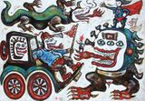 Vehicle of Life by Heri Dono contemporary artwork painting