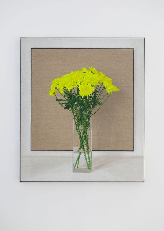 Chrysanthemums by Michael Wilkinson contemporary artwork Painting