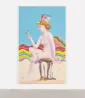 Figura del cardellino by Alessandro Pessoli contemporary artwork Painting