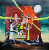 Transmutation by Geremy Samala contemporary artwork mixed media painting