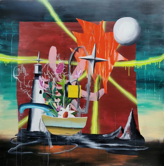 Transmutation by Geremy Samala contemporary artwork Painting