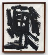 Untitled Calligraphic Head 2 by William Turnbull contemporary artwork painting