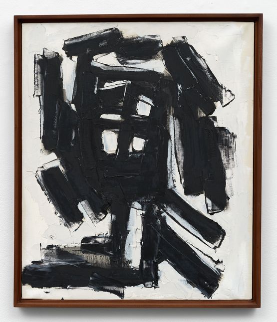 Untitled Calligraphic Head 2 by William Turnbull contemporary artwork Painting