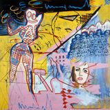Der Sinn des Lebens by Memphis Schulze contemporary artwork painting