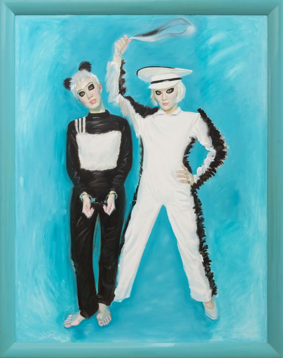 Blue Game by Zhao Bandi contemporary artwork Painting