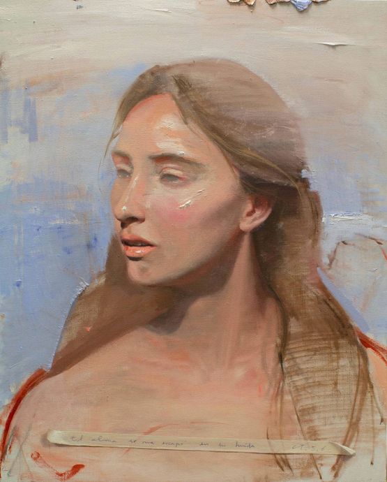 My soul failed when he spake by Marcos Lozano Merchan contemporary artwork Painting