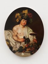 Bacchus Caravaggio by Marc Dennis contemporary artwork painting