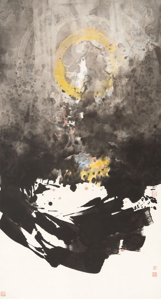 Zen Painting 1970 by Lui Shou-Kwan contemporary artwork Works on Paper