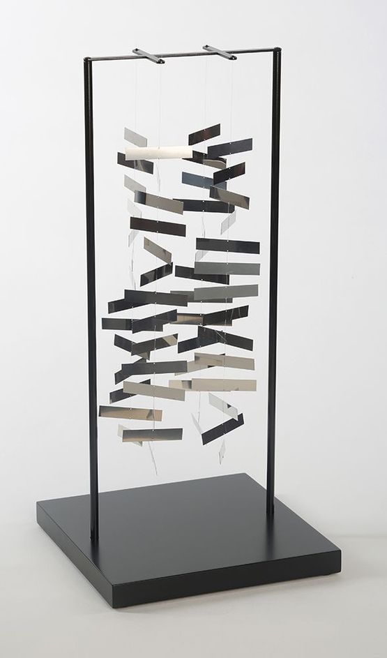 Mobile rectangle dans lespace by Julio Le Parc contemporary artwork Sculpture
