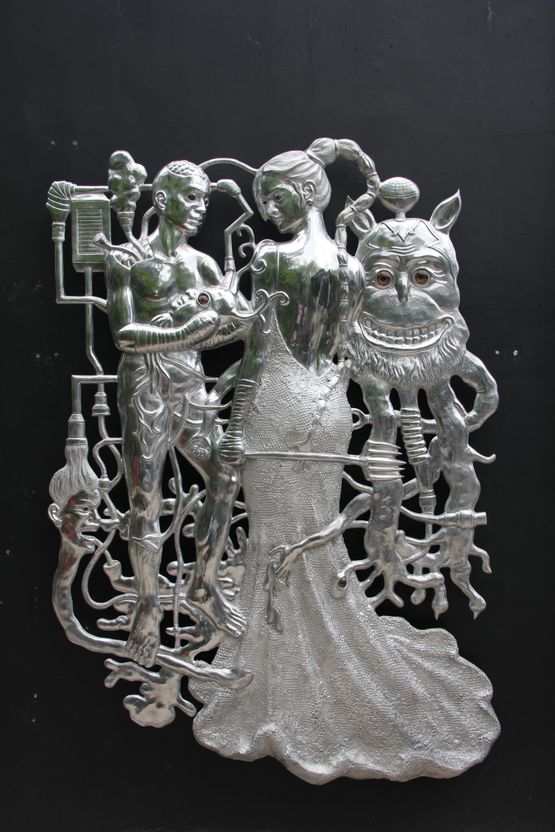 The Shadow of Flag by Entang Wiharso contemporary artwork Sculpture