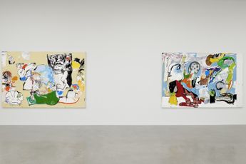 Contemporary art exhibition Eddie Martinez Cowboy Town at Timothy Taylor London United Kingdom