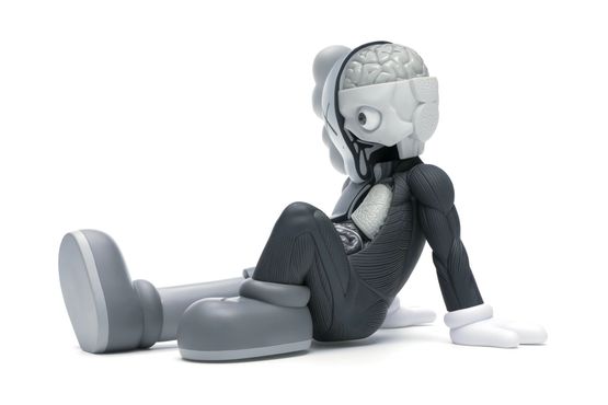 Resting Place Vinyl Figure grey by KAWS contemporary artwork Sculpture