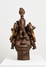 Le messager by Victor Fotso Nyie contemporary artwork sculpture