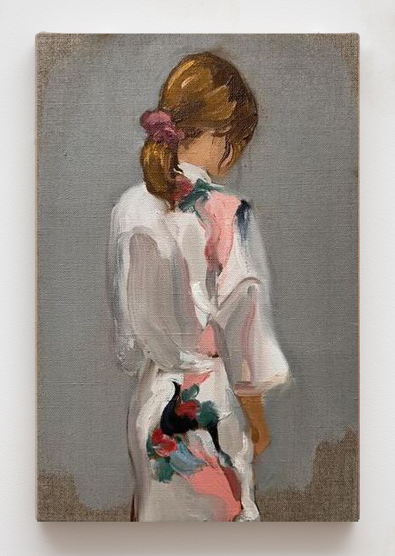 White kimono by Gideon Rubin contemporary artwork Painting