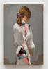 White kimono by Gideon Rubin contemporary artwork Painting
