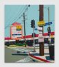 North Hollywood Strip Mall by Hilary Pecis contemporary artwork Painting