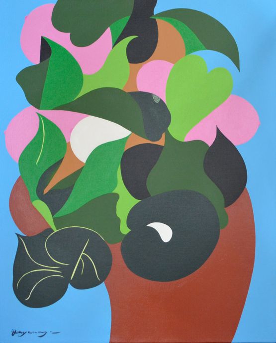 The Tree of Life by Go Yayanagi contemporary artwork Painting
