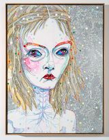 to hold 2 by Del Kathryn Barton contemporary artwork painting