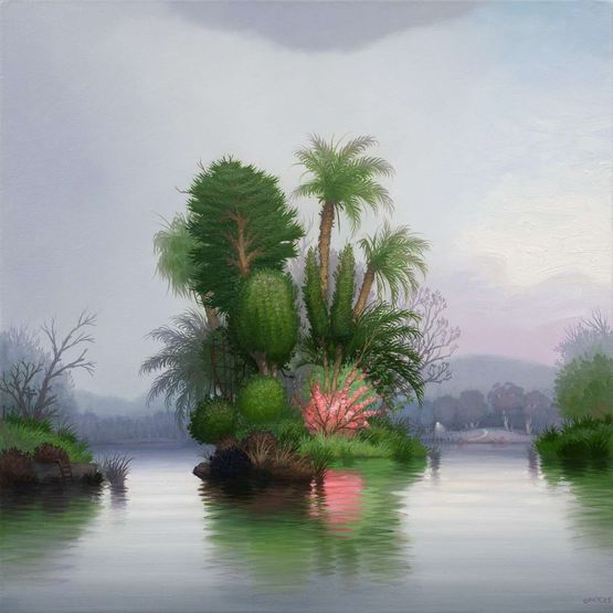 Budding and blooming by Alexander McKenzie contemporary artwork Painting