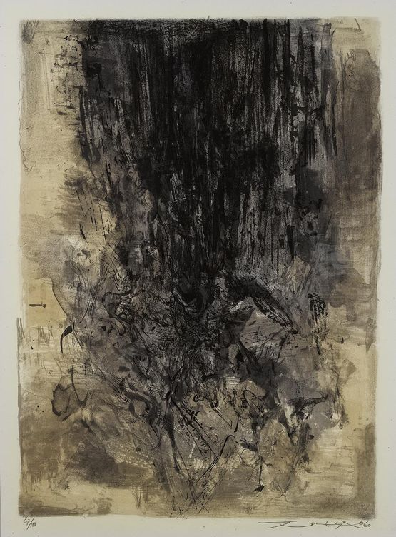 Untitled 127 by Zao Wou-Ki contemporary artwork Print