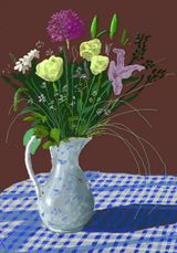 20th February 2021 Jug With Flowers by David Hockney contemporary artwork works on paper