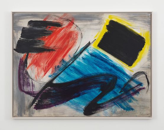 Opus 90 L by Gerard Schneider contemporary artwork Painting