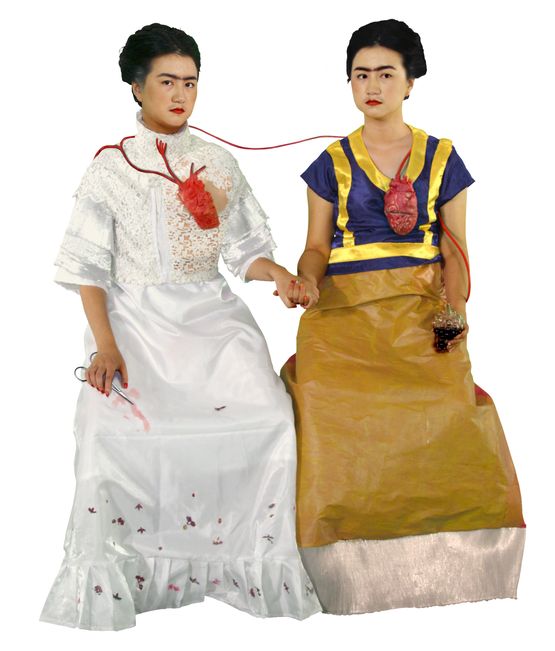 Two FriNa by Ye Funa contemporary artwork Print