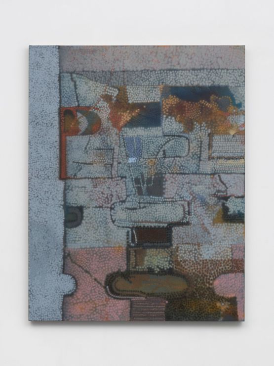 No ladder needs the bird but skies by Simone Griffin contemporary artwork Painting