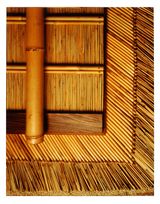 Detail of the Eaves of the Inner Gate. From the series of KATSURA by Yasuhiro Ishimoto contemporary artwork photography