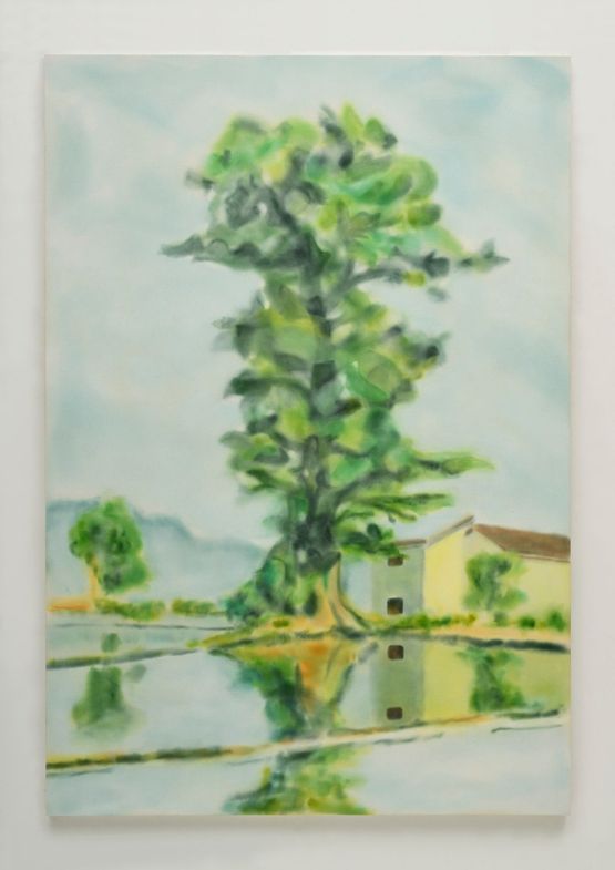 Kicking Water NO DATE by Naofumi Maruyama contemporary artwork Painting